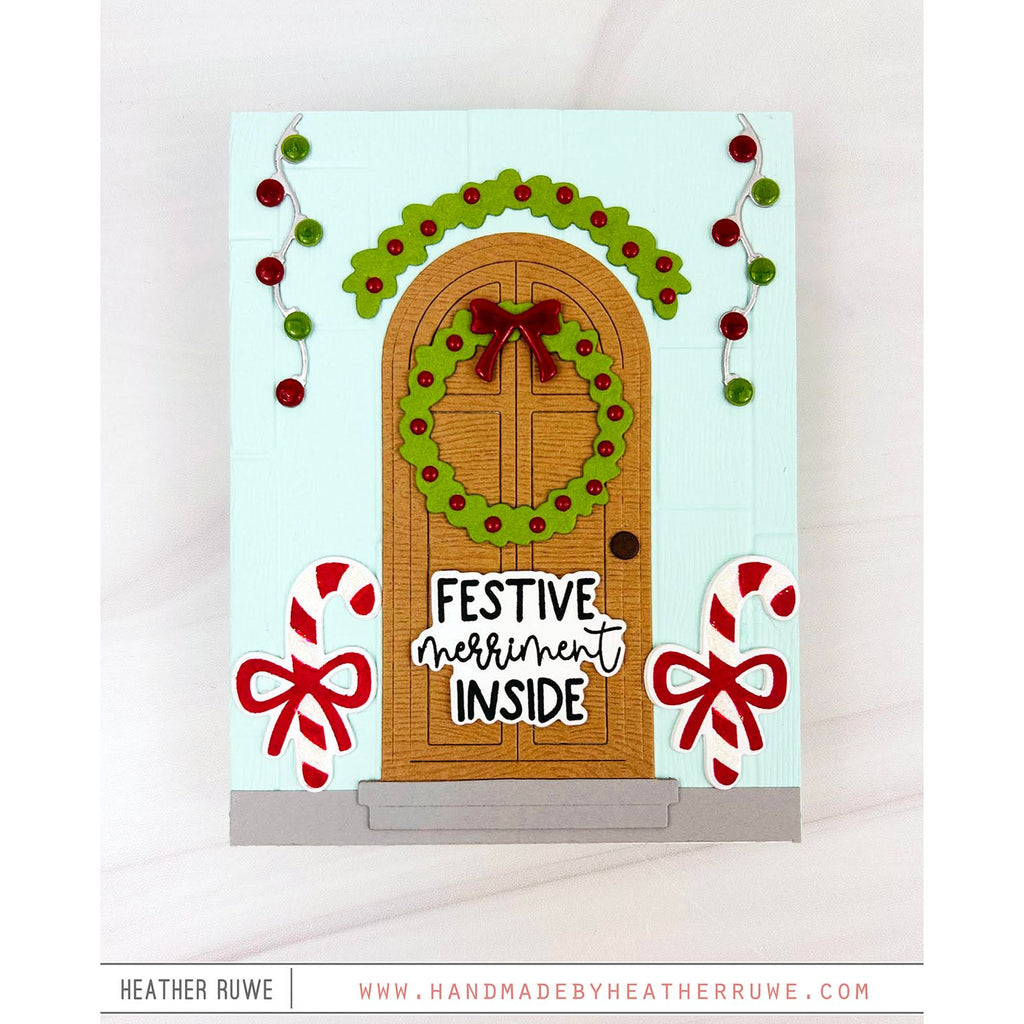Simon Says Clear Stamps Festive Merriment 2330ssc And Everything Nice Christmas Card