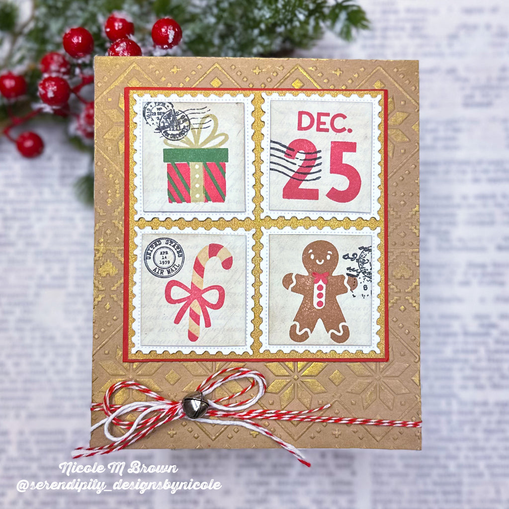 Simon Says Clear Stamps Festive Merriment 2330ssc And Everything Nice Christmas Card
