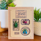 Simon Says Stamp Field Notes Wafer Dies 396sss Bug Card | color-code:ALT01