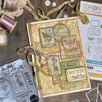 Simon Says Stamp Field Notes Wafer Dies 396sss Hello Card