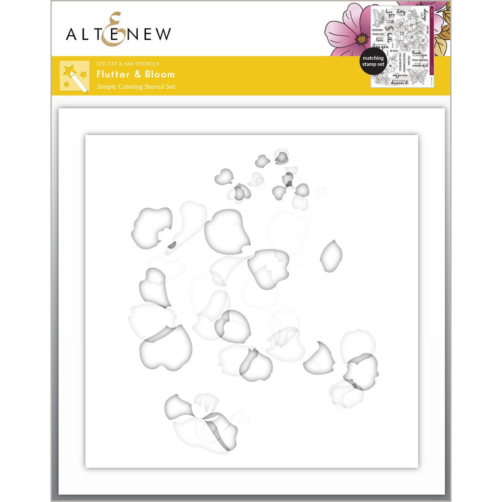 Altenew Flutter & Bloom Simple Coloring Stencils alt10040