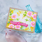 Simon Says Stamp Fine Floral Stem Wafer Dies s870 Splendor Birthday Card | color-code:ALT03