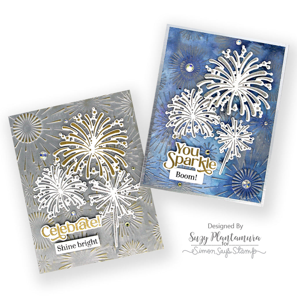 Rainbow Splash Firework Sparkle Stamps rs110c Celebrate Cards | color-code:ALT04