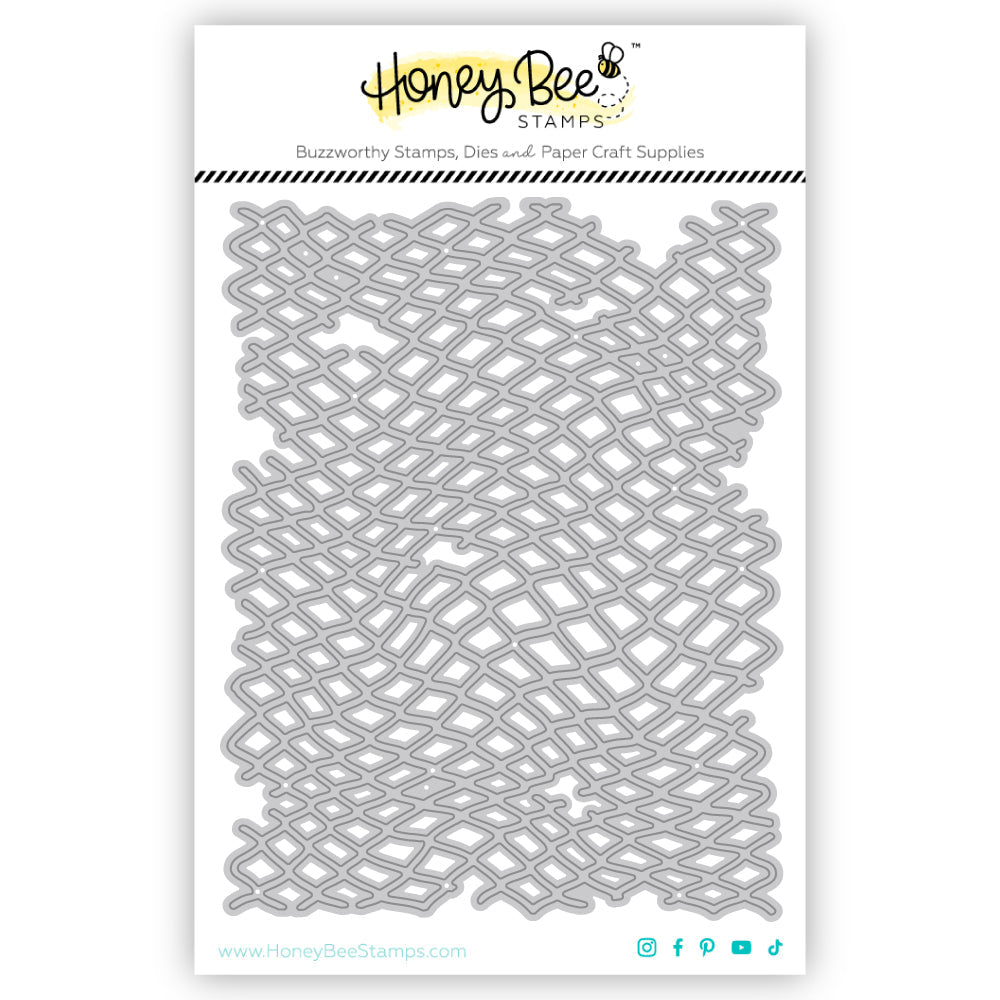 Honey Bee Netting A2 Cover Plate Die hbds-neta2c Detailed Product Image