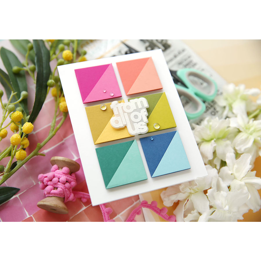 Simon Says Stamp FIVE SQUARES Wafer Dies sssd112839 Squares From All of Us Card | color-code:ALT06