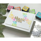Simon Says Stamp Stencils Floral Borders ssst221686 Stamptember Thank You Card