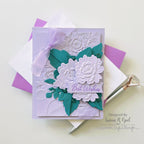 Simon Says Stamp Embossing Folder And Dies Floral Clusters sfd312 Out Of This World