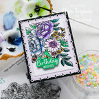 Floral Delight Birthday Wishes Card
