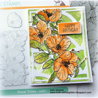 Simon Says Stamp Floral Trims Wafer Dies sss461 Sunny Vibes Birthday Card | color-code:ALT01