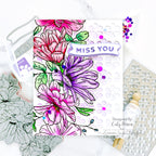 Simon Says Stamp Floral Trims Wafer Dies sss461 Sunny Vibes Miss You Card | color-code:ALT02