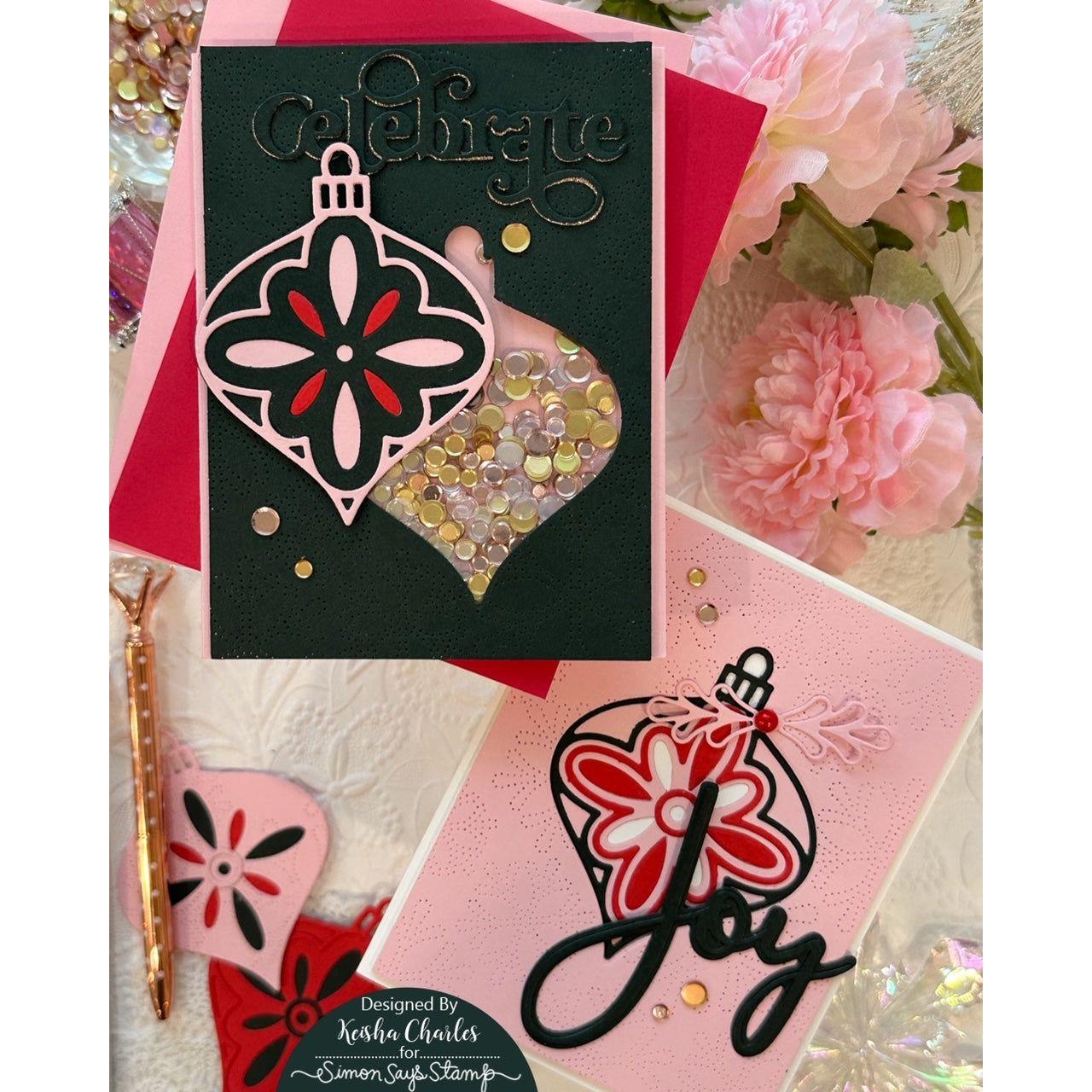 Simon Says Stamp Florence Medallion Wafer Dies s916 Diecember Christmas Cards | color-code:ALT01