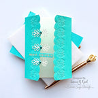 Simon Says Stamp Florence Medallion Wafer Dies s916 Diecember Christmas Card