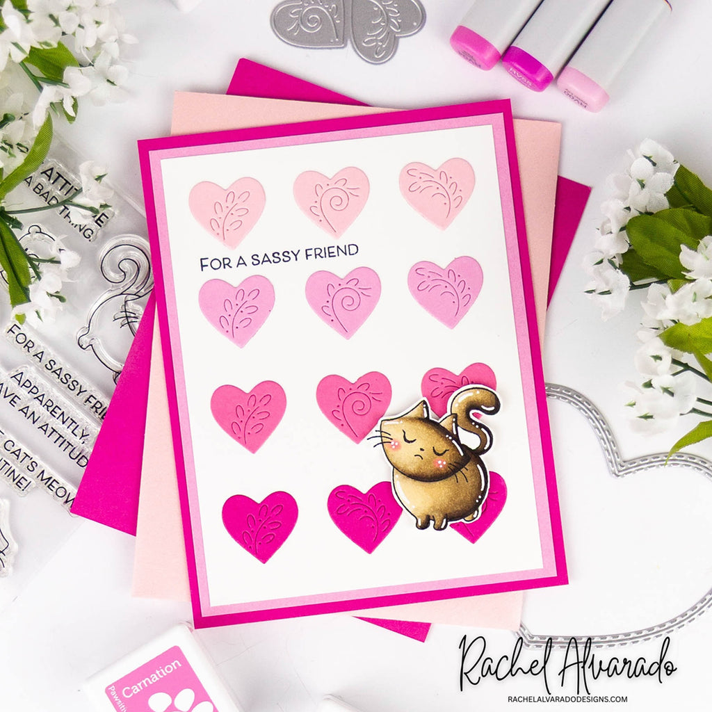 Simon Says Stamp Flourish Heart Trio s1112 Heart to Heart