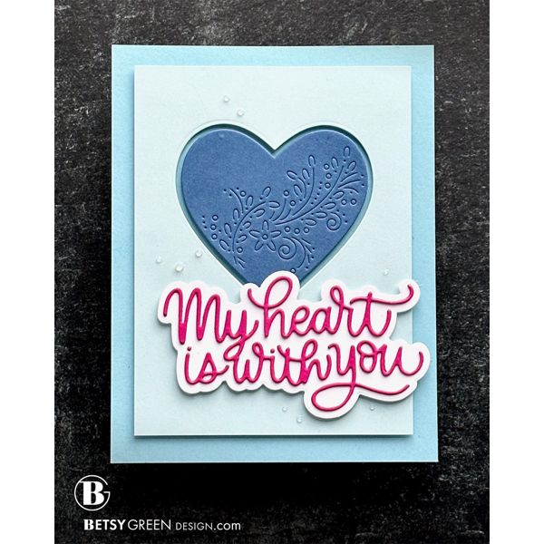 Simon Says Stamp Flourish Heart s1113 Heart to Heart