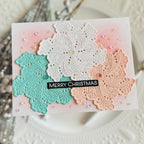 Simon Says Stamp Flourish Medallion Wafer Dies s1114 DieCember Christmas Card