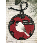 Simon Says Stamp Flourish Medallion Wafer Dies s1114 DieCember Christmas Tag