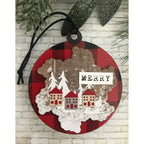 Simon Says Stamp Flourish Medallion Wafer Dies s1114 DieCember Christmas Tag