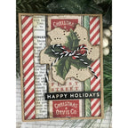 Simon Says Stamp Flourish Medallion Wafer Dies s1114 DieCember Christmas Card
