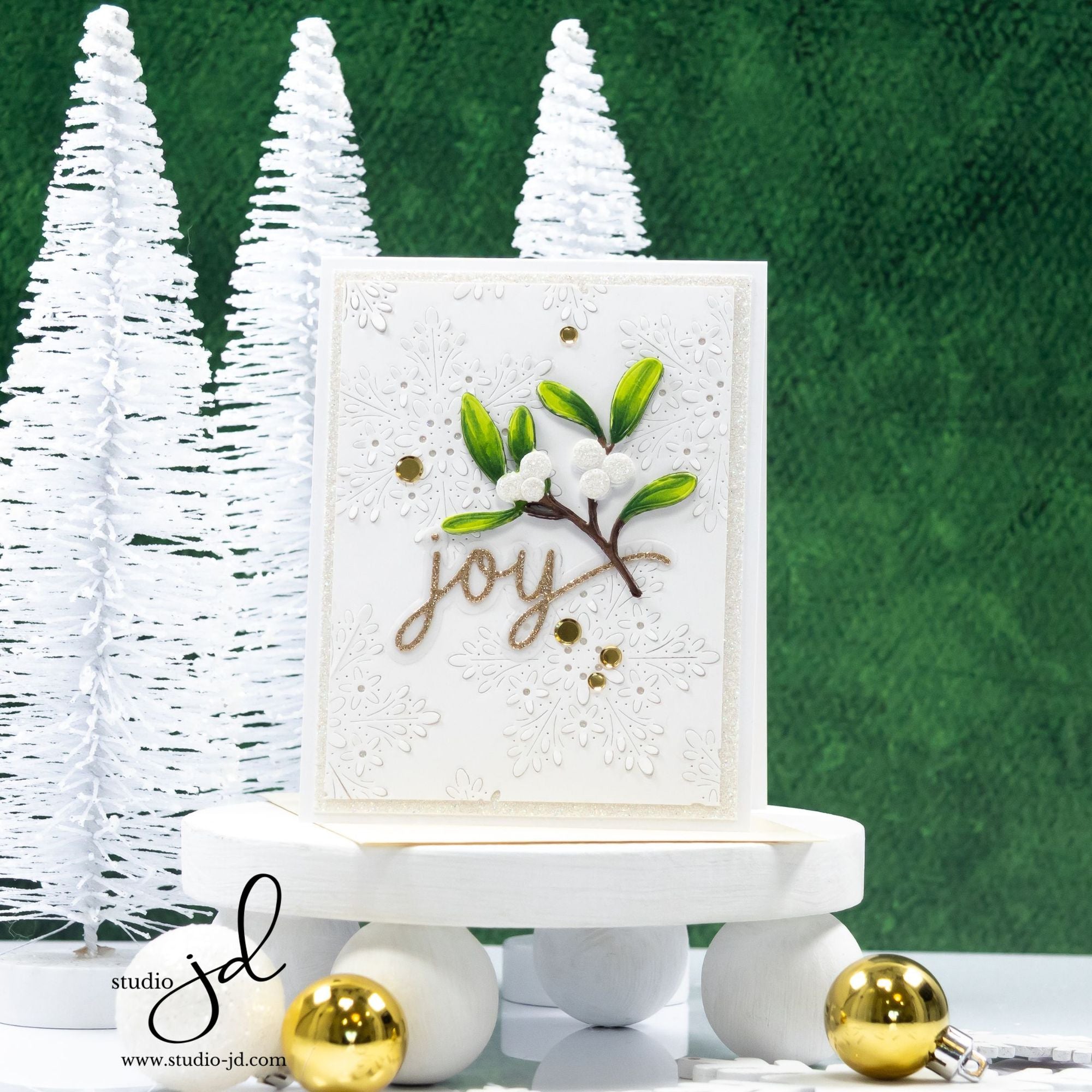Simon Says Stamp Flourish Snowflake Wafer Dies s1123 DieCember Holiday Card | color-code:ALT02