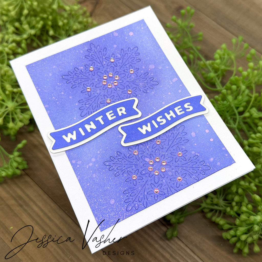 Simon Says Stamp Flourish Snowflake Wafer Dies s1123 DieCember Winter Wishes