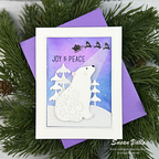 Simon Says Stamp Flourish Bear Wafer Dies s1078 DieCember Christmas Card | color-code:ALT02