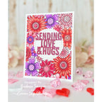 Simon Says Cling Stamp Flower Burst sss102810 Smitten Love Card | color-code:ALT03