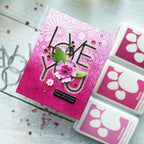 Simon Says Cling Stamp Flower Burst sss102810 Smitten Love Card | color-code:ALT04