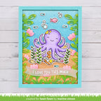 Lawn Fawn Garden Flower Backdrop Dies lf3386 Love You This Much