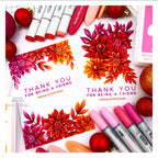 Simon Says Clear Stamps Flower Love sss202808c Smitten Thank You Cards | color-code:ALT05