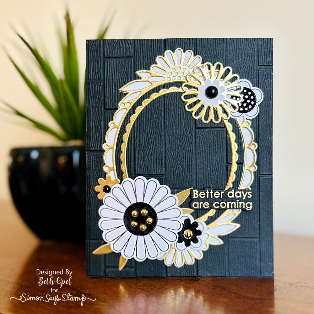 Simon Says Clear Stamps Flower Power 2008ssc Encouragement Card