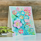 Simon Says Clear Stamps Flower Power 2008ssc Just a Note Card