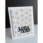 Simon Says Clear Stamps Flower Power 2008ssc Just a Note Card | color-code:ALT03