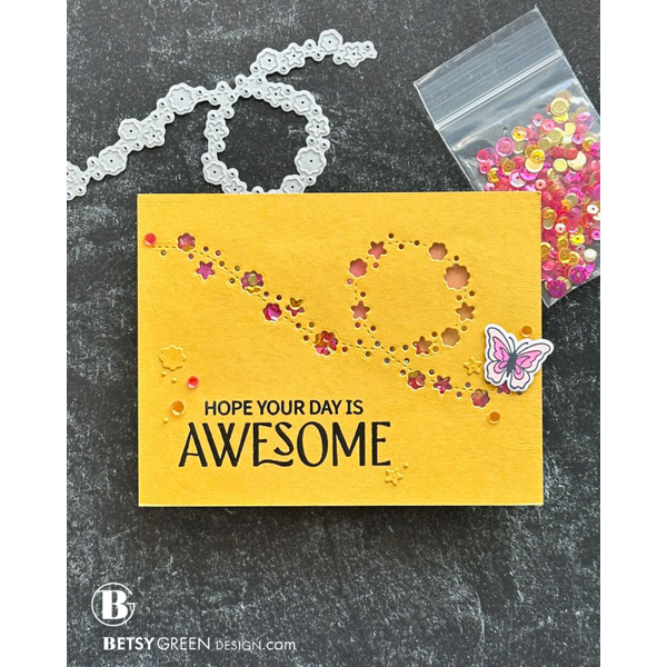 Simon Says Stamp Flower Breeze Wafer Dies s994 You Are My Favorite Birthday Card | color-code:ALT03