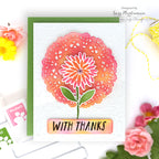 Simon Says Stamp Watercolor Bouquet Wafer Dies 1593sdc Thanks Card | color-code:ALT11