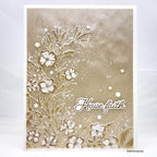 Simon Says Stamps and Dies Flowering Frame set962ff You Are My Favorite Have Faith Card