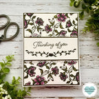Simon Says Clear Stamps Flowering Frame 2187ssc You Are My Favorite Thinking of You Card