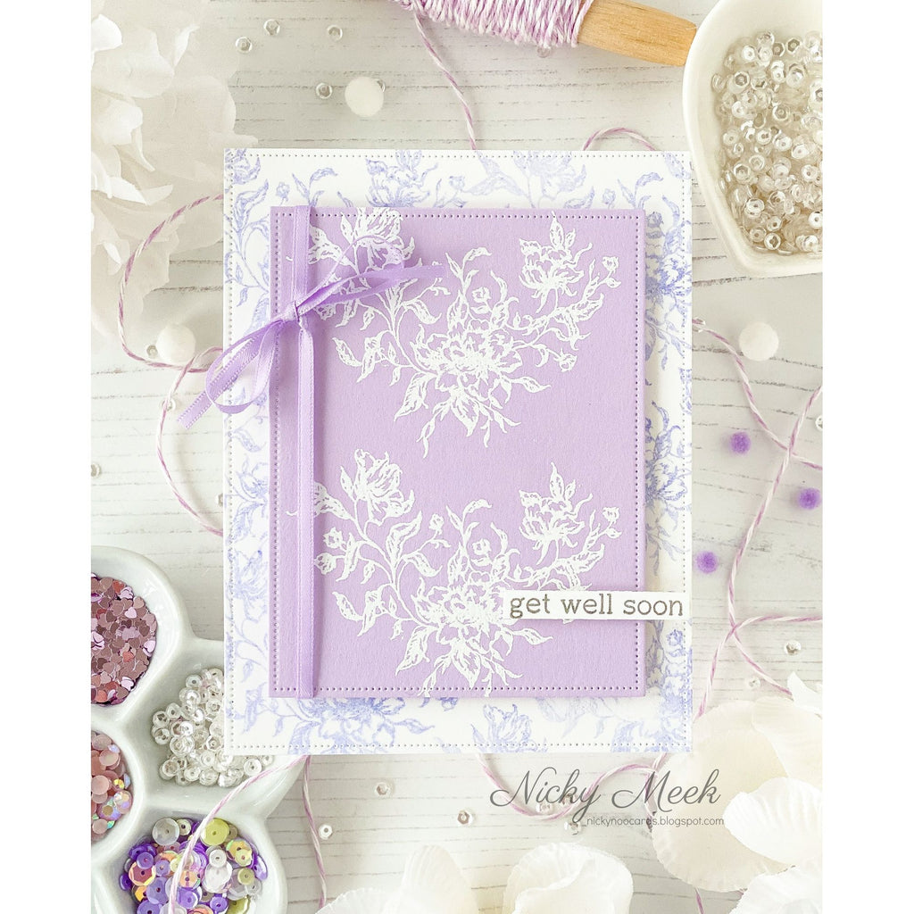 Simon Says Stamps and Dies Flowering Frame set962ff You Are My Favorite Get Well Card | color-code:ALT01