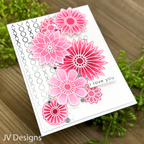 Simon Says Clear Stamps Flower Love sss202808c Smitten Love You Card