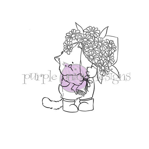 Purple Onion Designs Micey Smooches Cling Stamp pod5014