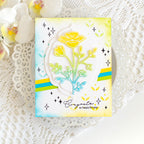 Rainbow Splash Wafer Die Enchanted Blooms rsd605c Congrats Card | color-code:ALT02