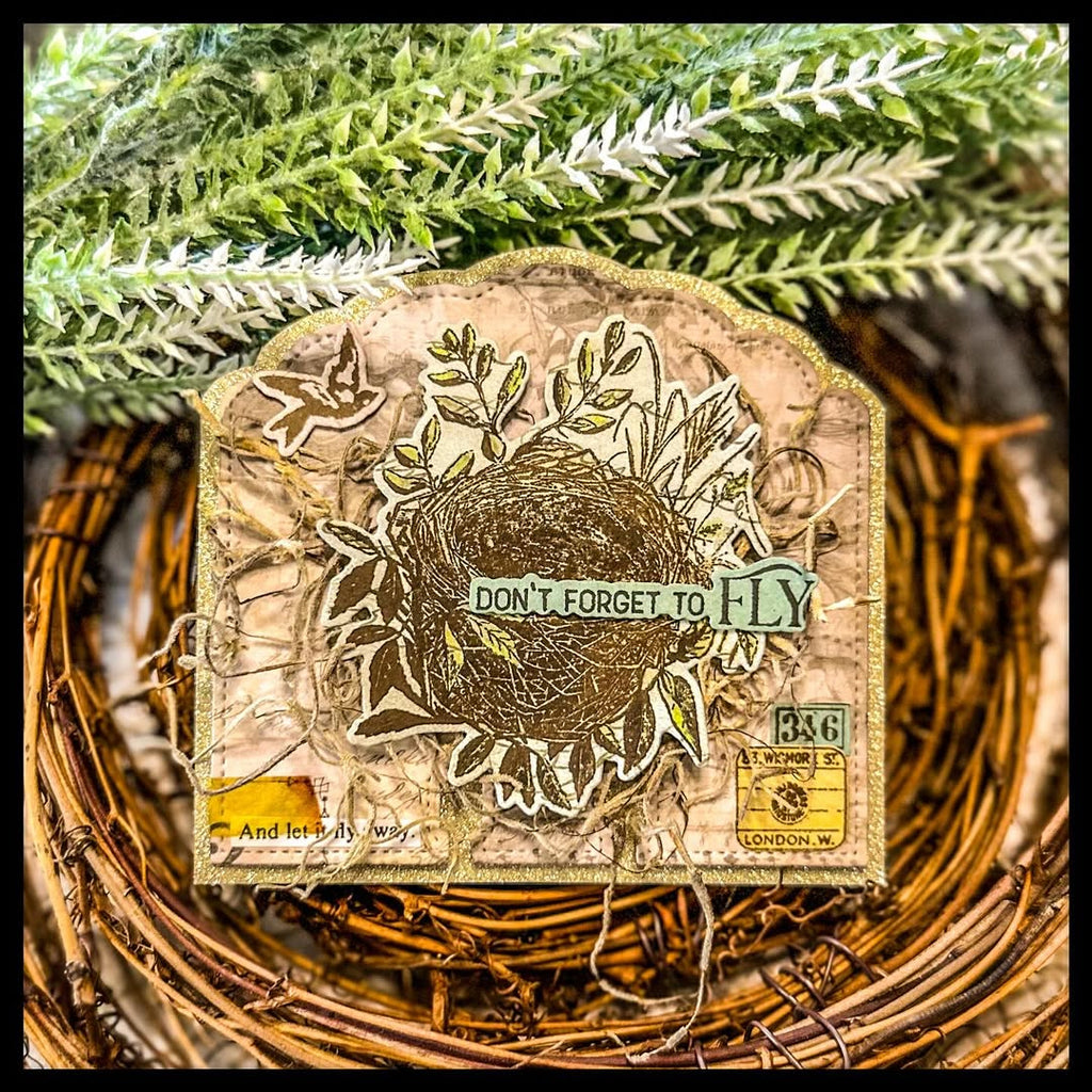 Simon Says Clear Stamps Fly Today 3245ssc You Make Me Smile Card Don't Forget to Fly Card