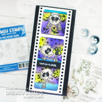 Whimsy Stamps No Bones About It Clear Stamps dp1122 skeleton cuties