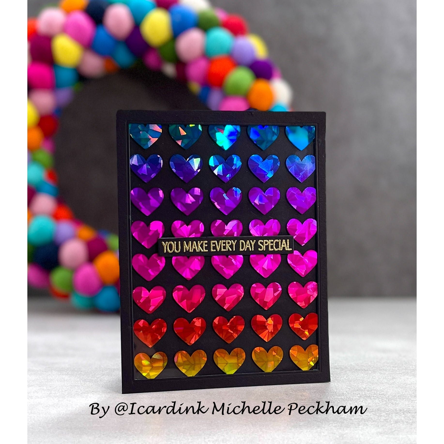 Simon Says Stamp Acetate Hearts Foil Transfer Cards 1000ssa Sweetheart Love Card