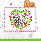 Lawn Fawn Heart Wreath Stencils lf3323 Happy Valentine's Day | color-code:alt1