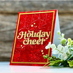 Simon Says Stamp Embossing Folder Verdant Ornaments sf366 Christmas Card