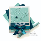 Simon Says Stamp Embossing Folder Pixie Snowflake sf452 Thanks Card | color-code:ALT04