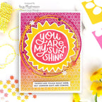 Simon Says Stamp Embossing Folder Star Lattice sf334 Sunny Card | color-code:ALT04