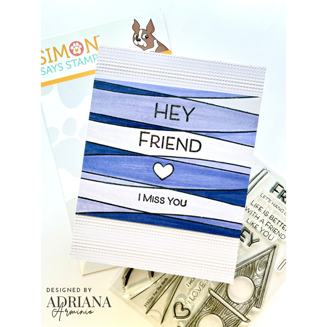 Simon Says Stamps and Dies For the Birds set1009fb Friend Like You Friend Card