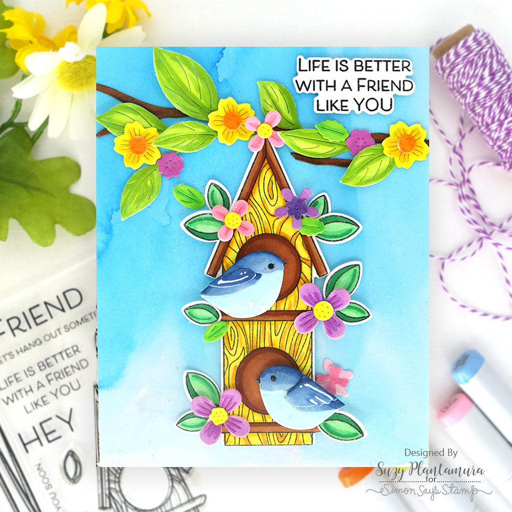 Simon Says Stamps and Dies For the Birds set1009fb Friend Like You Friend Card | color-code:ALT06