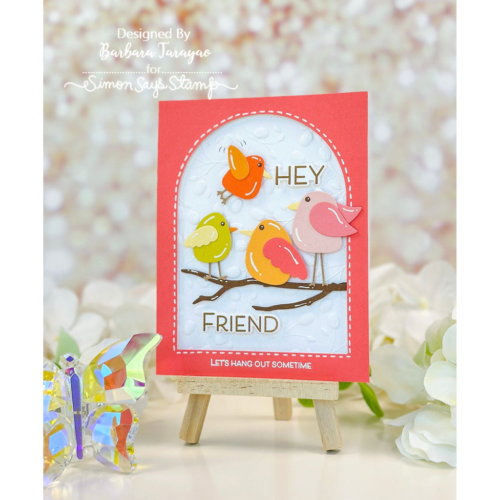 Simon Says Stamp For the Birds Wafer Dies 1305sdc Friend Like You Friend Card